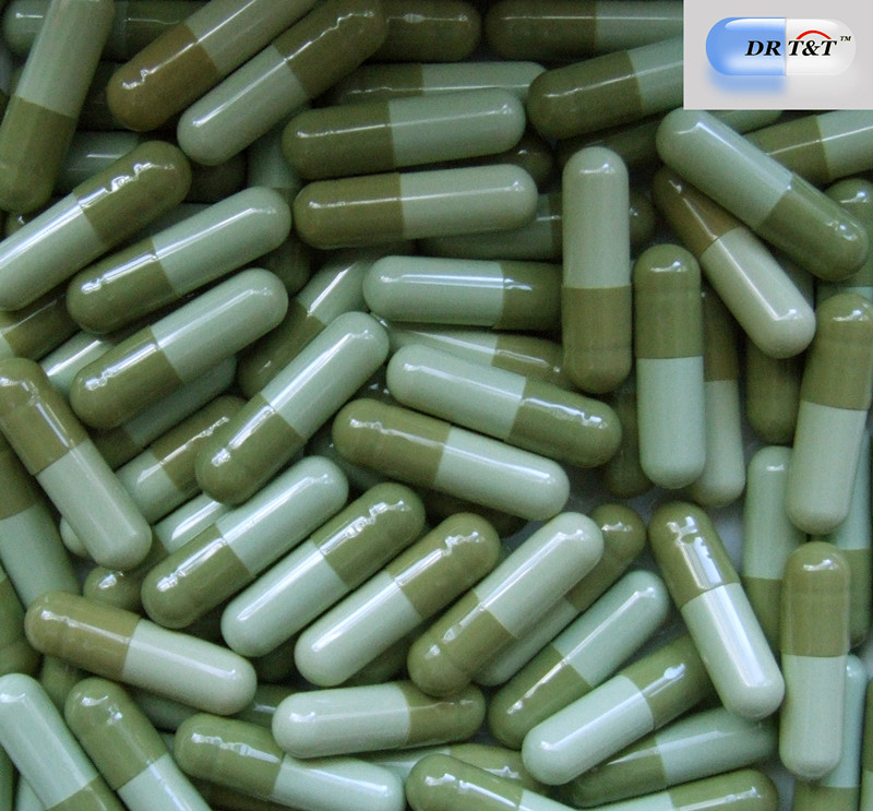 size 0EL light green/olive gelatine capsule empty capsule EU products