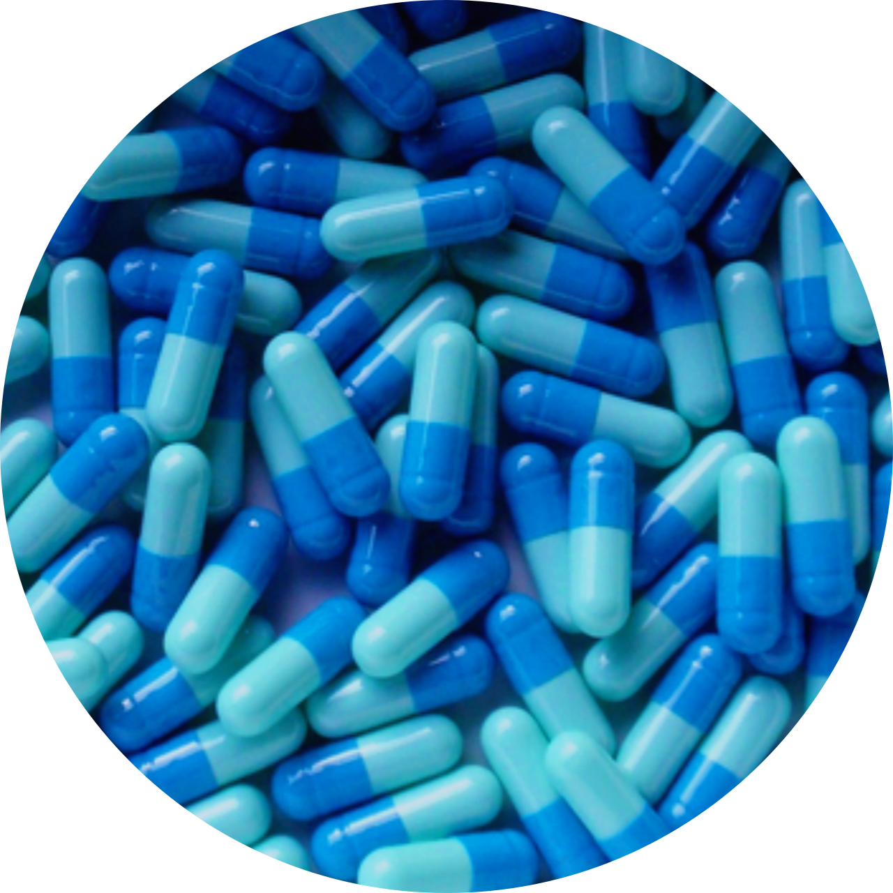 Size 0 Dark and Light Blue Gelatin Capsules, Empty Capsules 1 Size 0 Dark and Light Blue Gelatin Capsules, Empty Capsules
