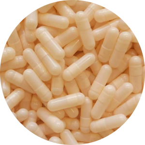 size 0 light pink vegetarian capsule. size 0 light pink vegan capsule