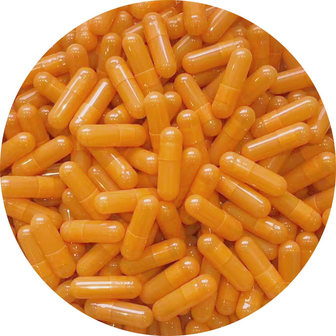 Pure Capsules® Size 0 Orange Empty Gelatine Capsule for Self Fill, DIY, Size 0 Pill Capsules Orange, Tio2 Free