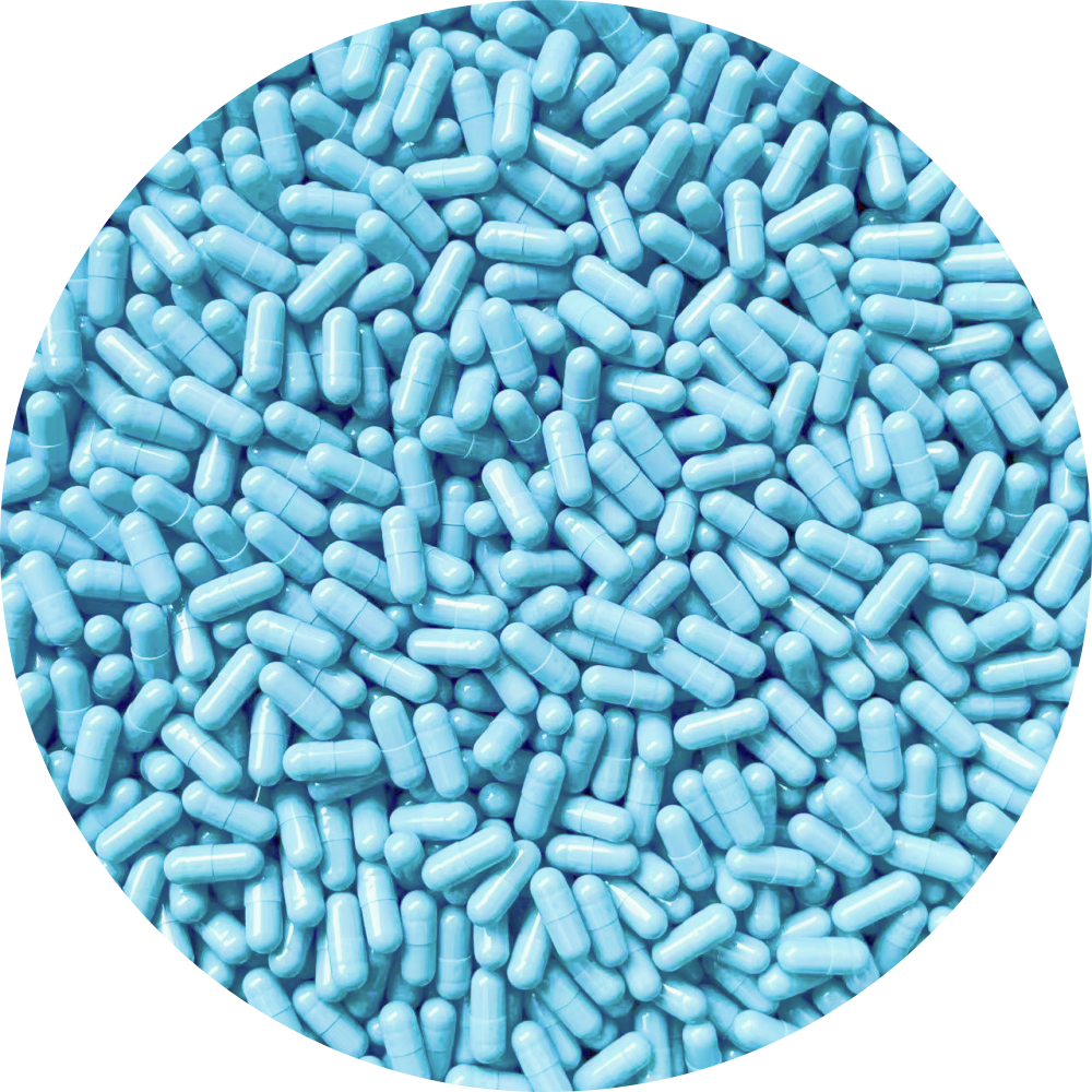 Pure Capsules® Size 5 Blue Empty Gelatine Capsules – Tiny Pill Capsules for Pets, Cats, Dogs & Small Dosage Filling