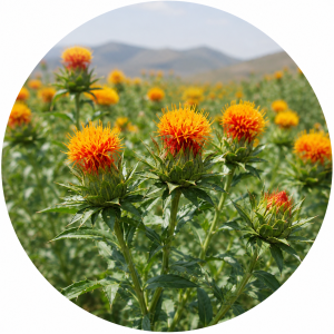DR T&T® Hong Hua Safflower Flower (Carthamus tinctorius).